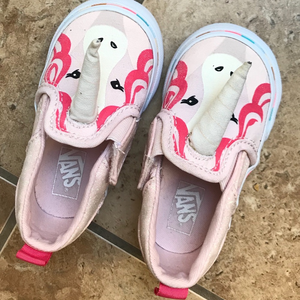 Pink unicorn Vans Asher